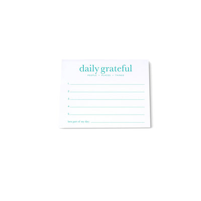 Mini note pad with custom design for daily gratitude